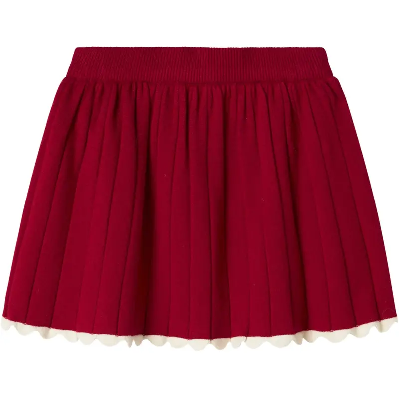 Name It Jester Red Nmfralbo Knit Skirt 1