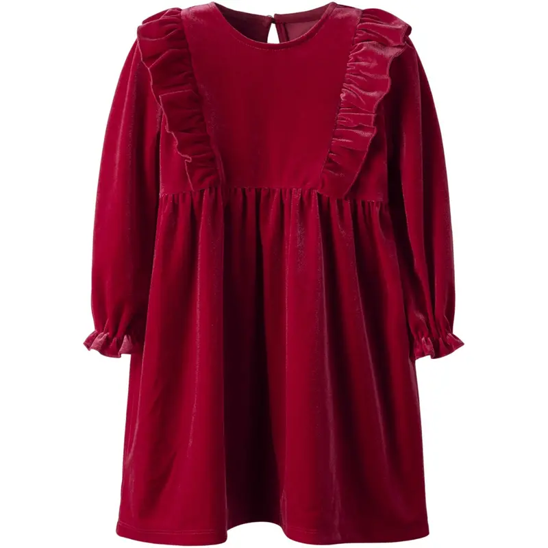 Name It Jester Red Nmfrinne Ls Vel Dress 1