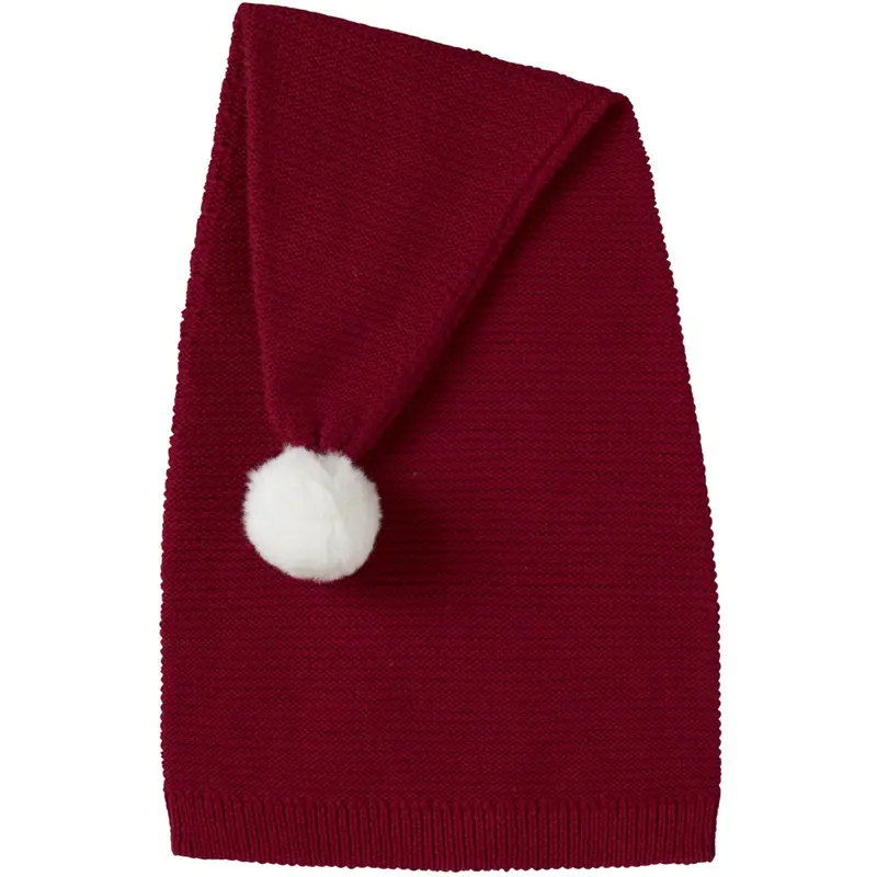 Name It Jester Red Solid No Lurex Nknrinjaha Knit Hat 1