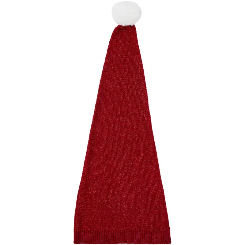 Name It Jester Red W. Red Lurex Nmnrinjaha Knit Hat 1