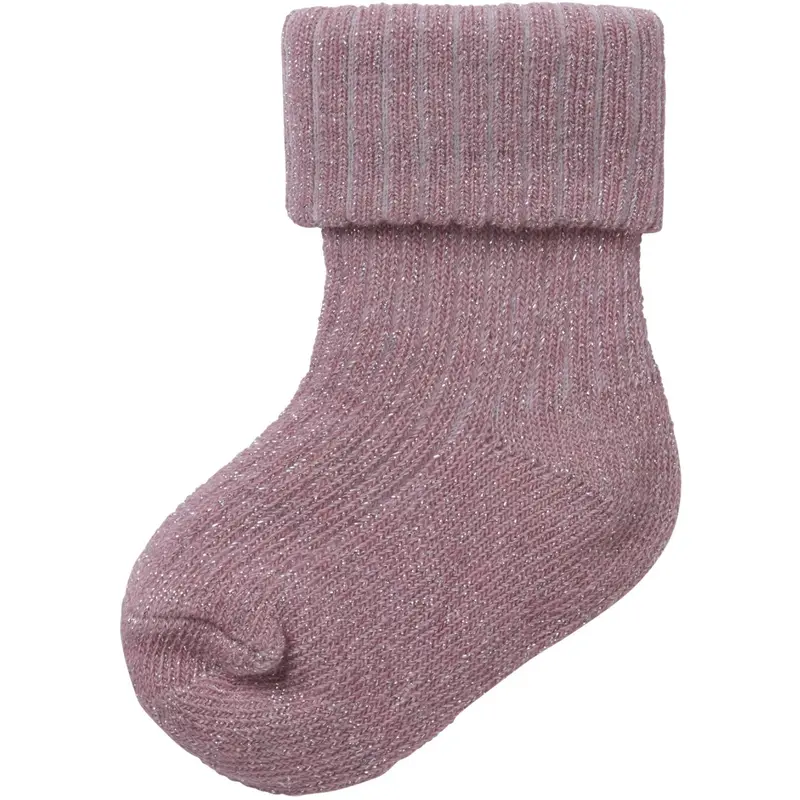 Name It Keepsake Lilac Nbfnobba Glitter Socks 1