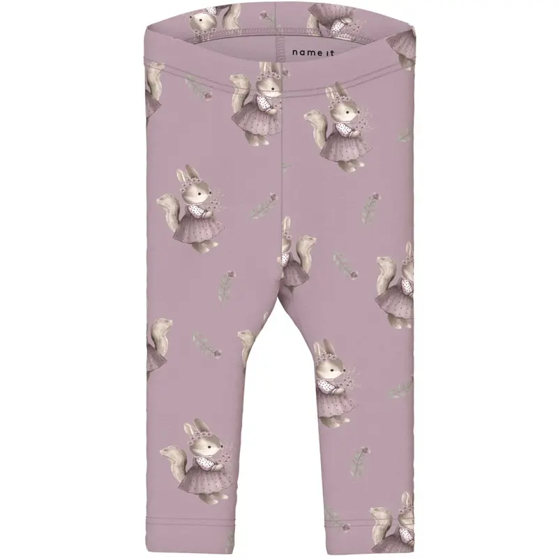 Name It Keepsake Lilac Nbfshelly Leggings 1