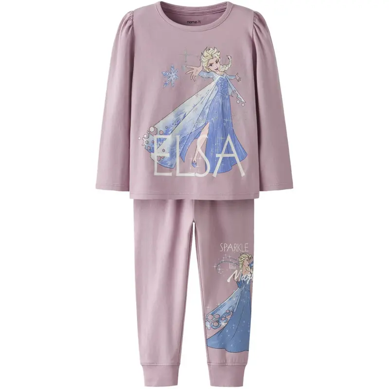 Name It Keepsake Lilac Nmfaplisa Frozen Ls Nightset Wdi 1