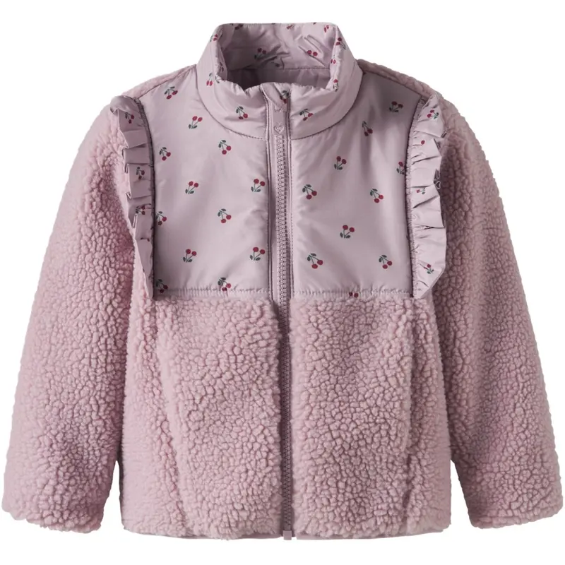 Name It Keepsake Lilac Nmfminna Teddy Jacket 1