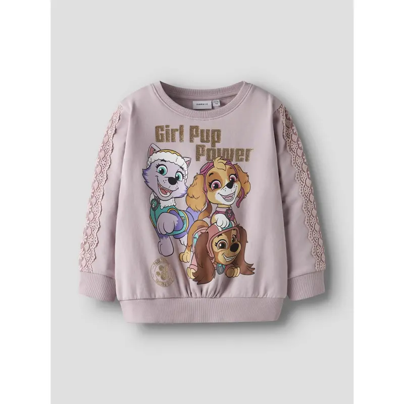 Name It Keepsake Lilac Nmfnaba Paw Sweat Bru Cplg 3