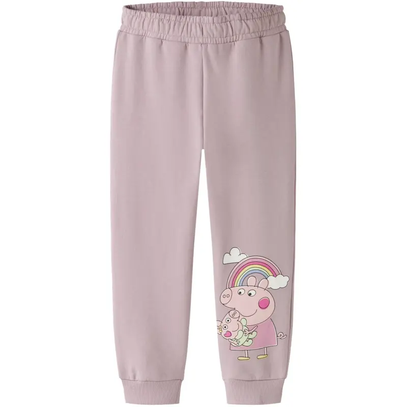Name It Keepsake Lilac Nmfnori Peppa Swe Pants Bru Lnoos Cplg 1