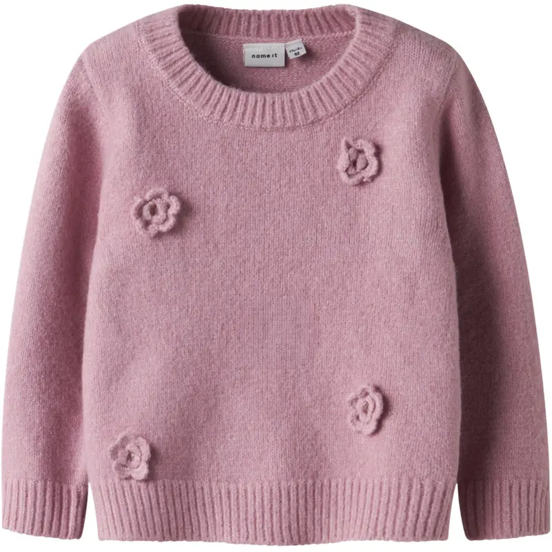 Name It Keepsake Lilac Nmfodessa Ls Knit 1