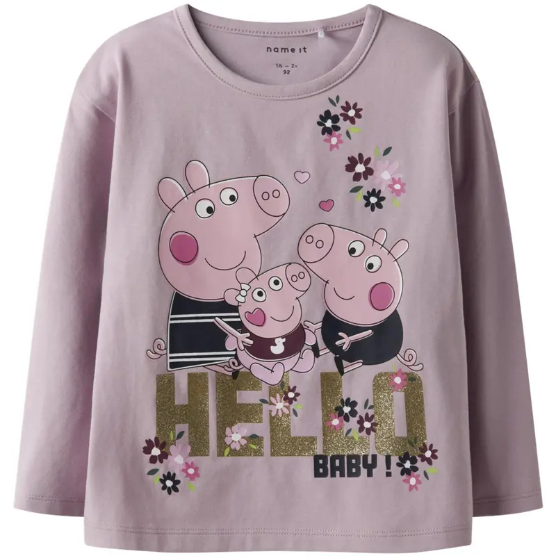 Name It Keepsake Lilac Nmfora Peppa Ls Nreg Top Box Cplg 1