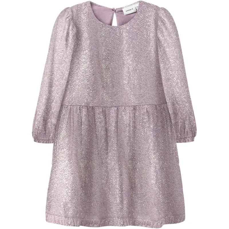 Name It Keepsake Lilac Nmfrditsa Ls Dress 1