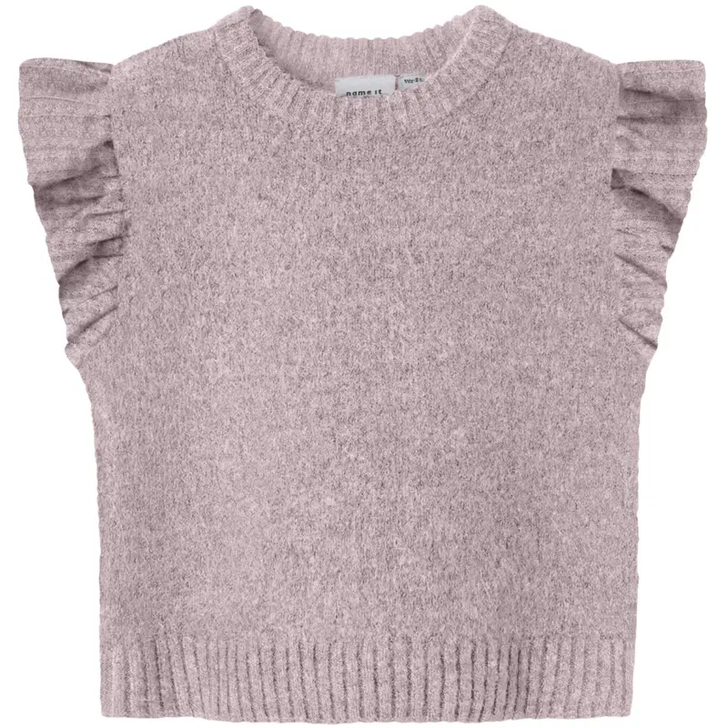 Name It Keepsake Lilac Nmfreifyly Knit Slipover 1