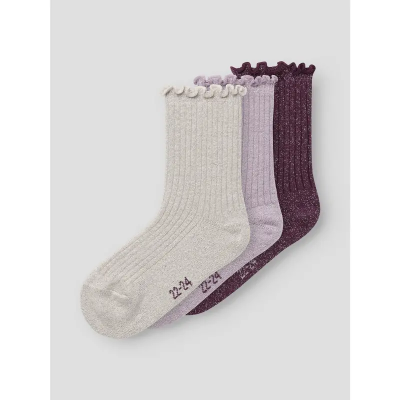 Name It Keepsake Lilac Nmfrosie 3P Socks 3