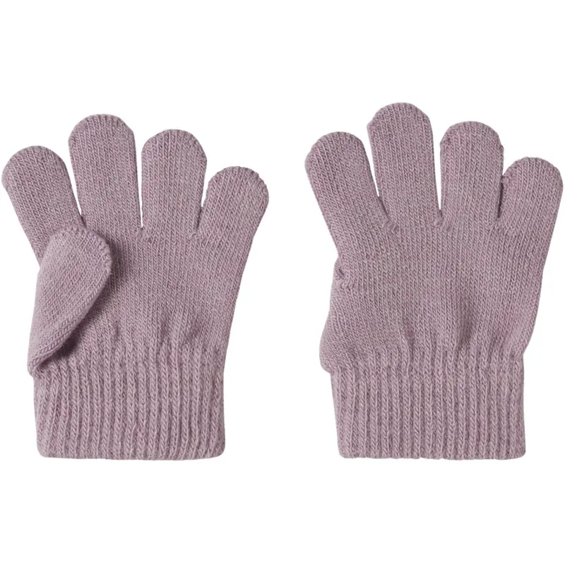 Name It Keepsake Lilac Nmnmagic Knit Gloves 1