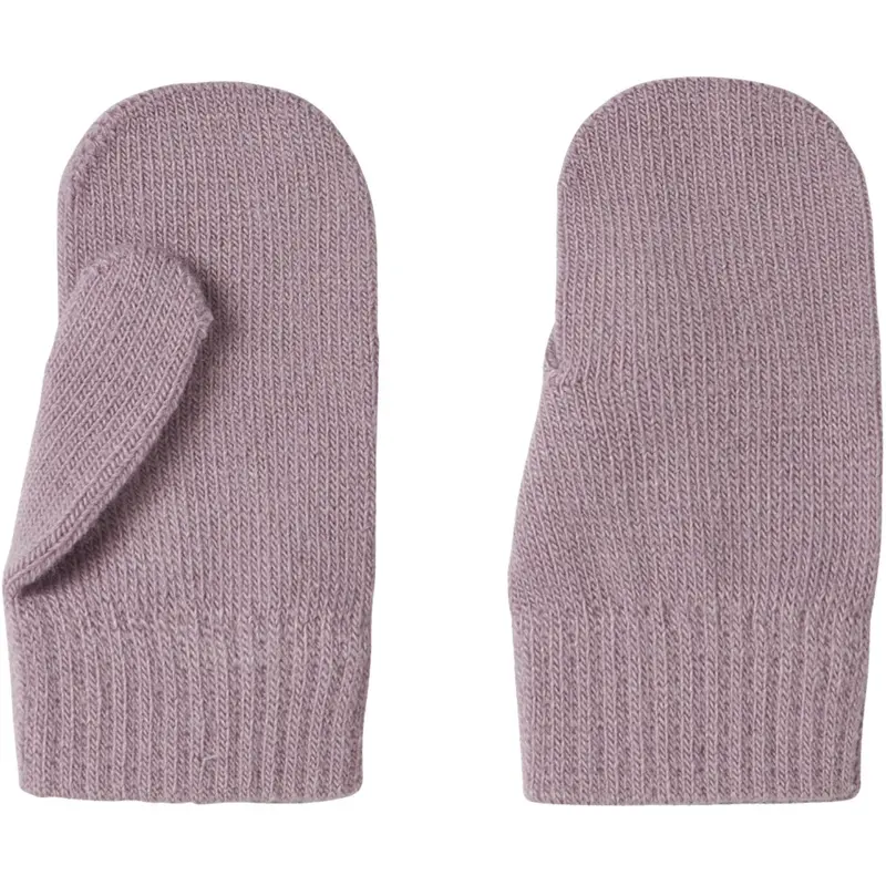 Name It Keepsake Lilac Nmnmagic Knit Mittens 1