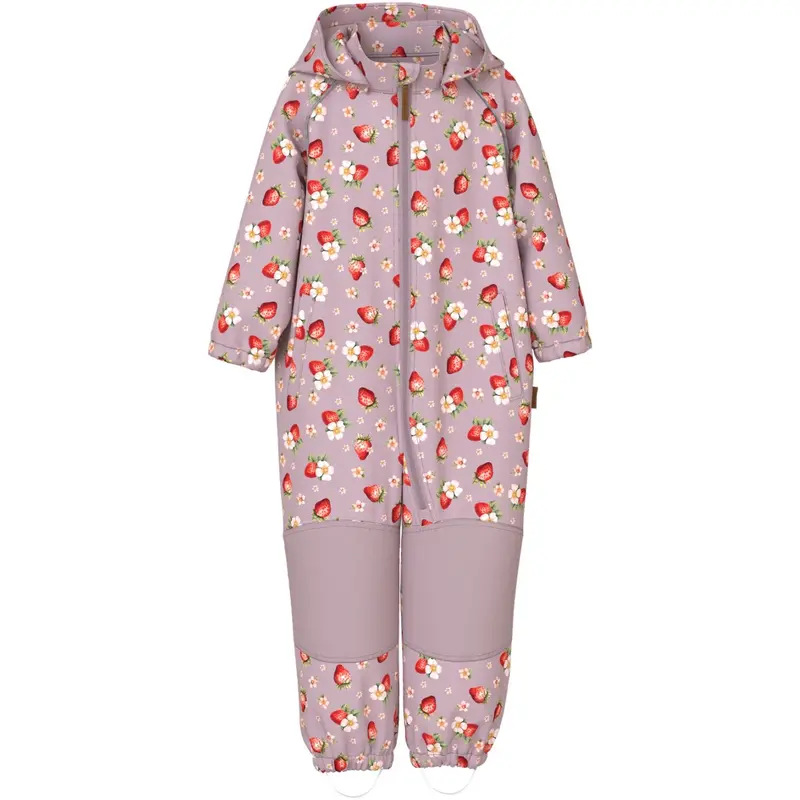 Name It Keepsake Lilac Strawberry Nmfalfa08 Softshell Suit Aop 1Fo Noos 1