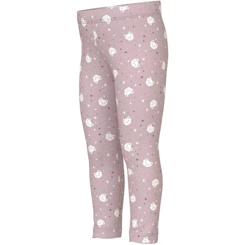 Name It Keepsake Lilac Yin Yang Cats Nmfdavina Aop Swe Leggings Bru 2