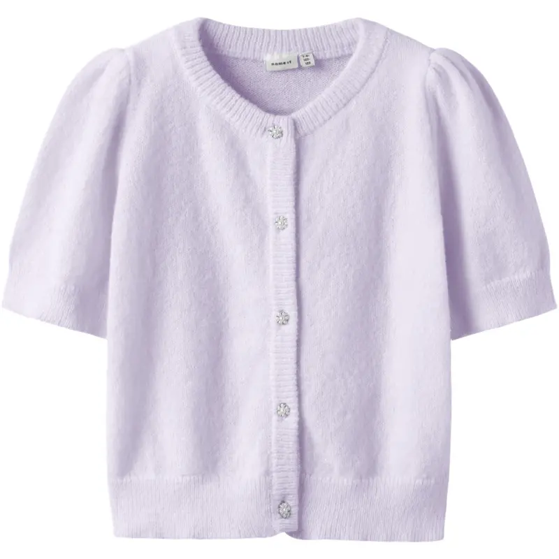 Name It Lavender Fog Nkfnabeth 2/4 Sl Knit Card 1