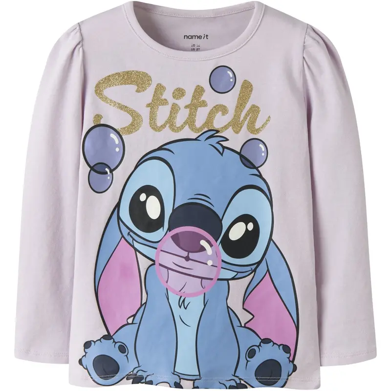 Name It Lavender Fog Nmffufu Stitch Ls Top Box Wdi 1