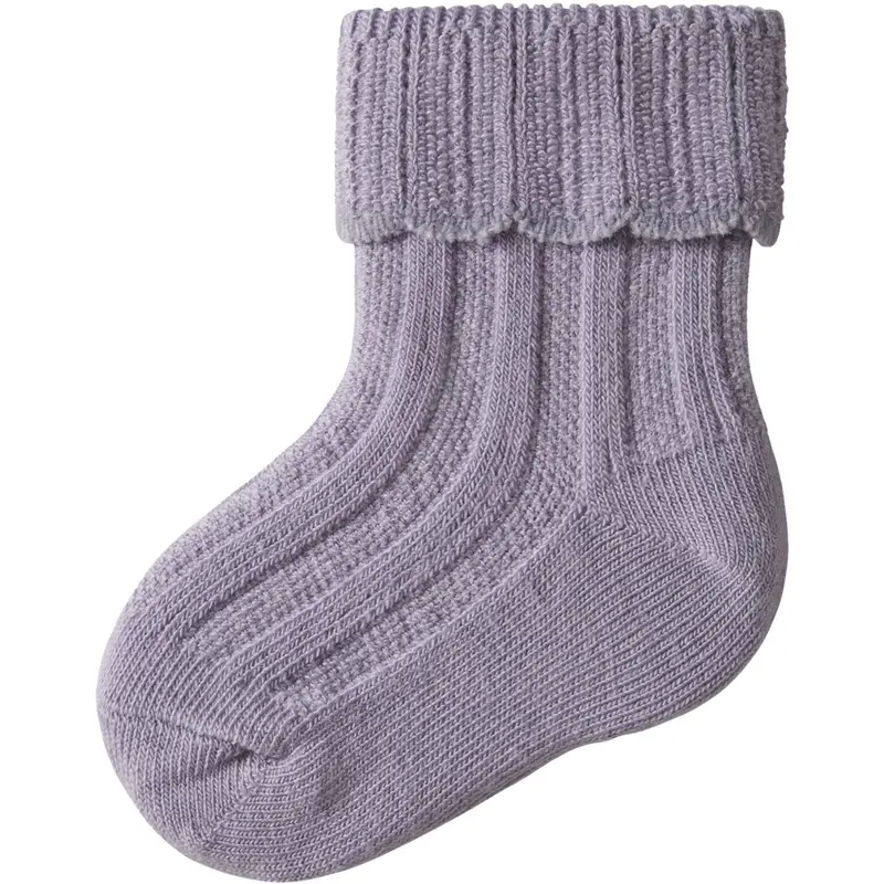 Name It Lavender Gray Nbftrish Socks 1