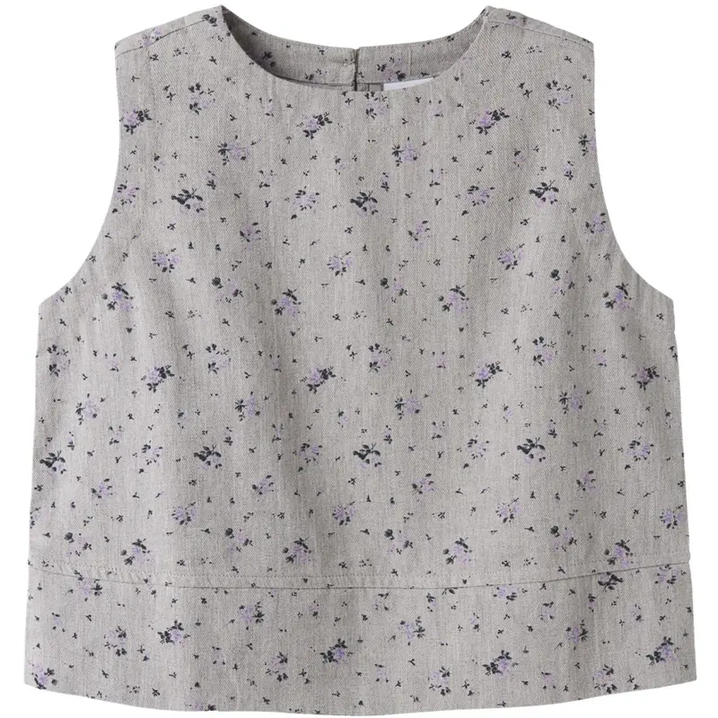 Name It Lavender Gray Nkfdrita Sl Short Top 1