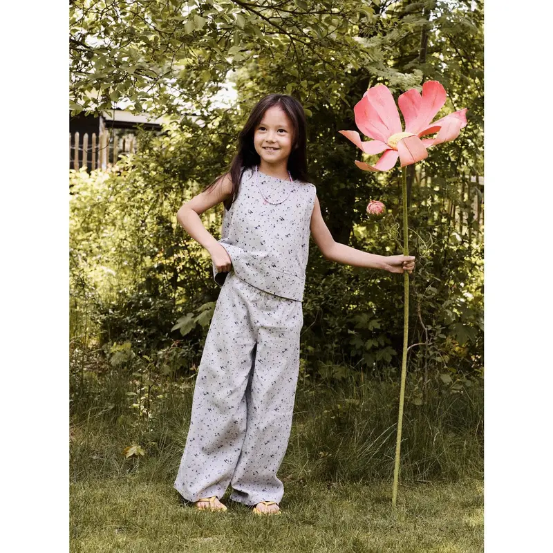 Name It Lavender Gray Nkfdrita Wide Pants 2