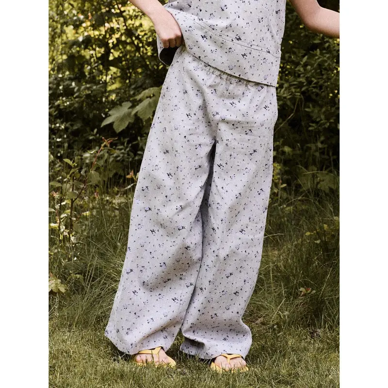 Name It Lavender Gray Nkfdrita Wide Pants 4