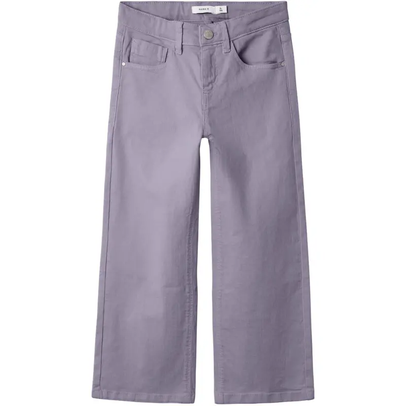 Name It Lavender Gray Nkfrose Wide Twi Pants 1115-Tp Noos 1