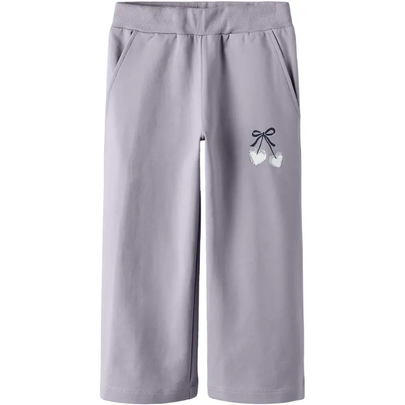 Name It Lavender Gray Nmfbasalt Sweat Wide Pants Bru 1