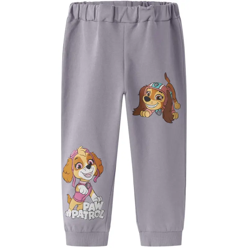 Name It Lavender Gray Nmfjara Paw Nreg Swe Pants Brug Cplg 1