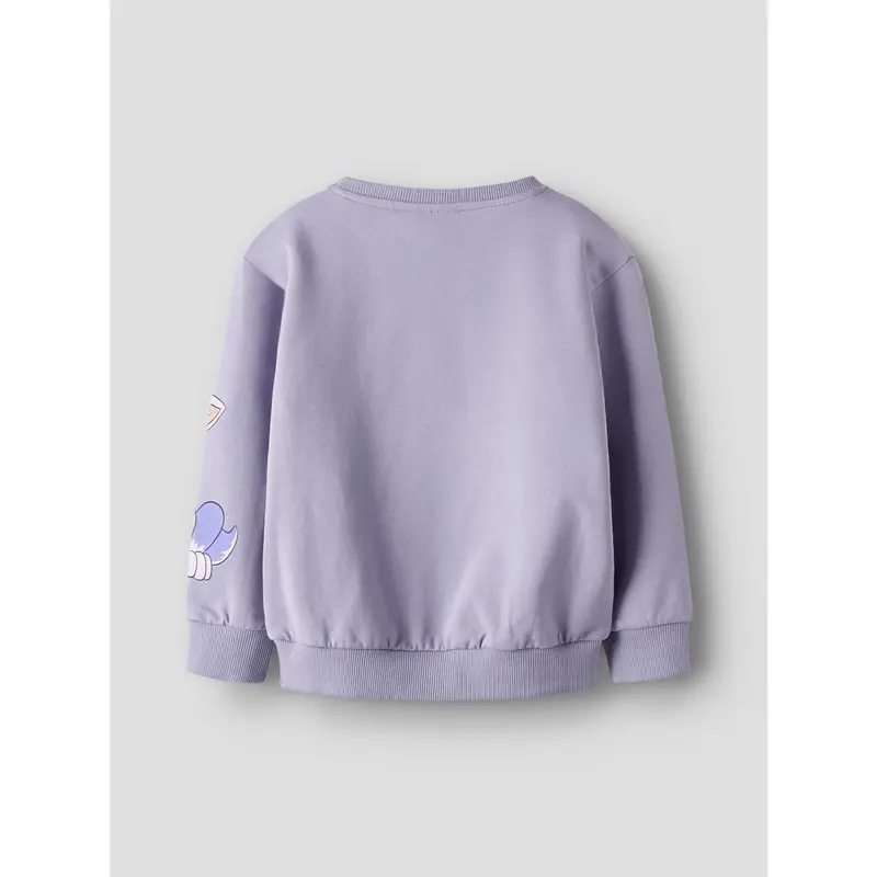 Name It Lavender Gray Nmfjara Paw Nreg Sweat Bru Noos Cplg 3