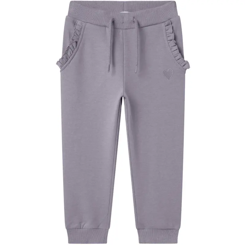 Name It Lavender Gray Nmfvima Swe Pants Bru Noos 1