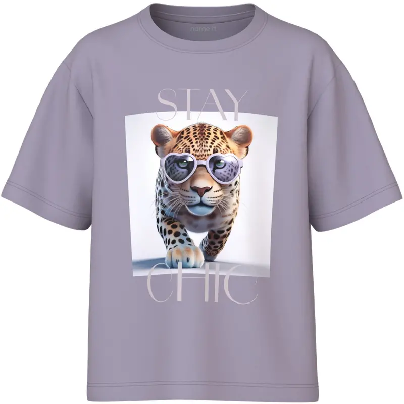 Name It Lavender Gray Stay Chic Nkfvotea Ss Nreg Top 1
