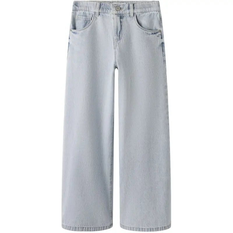Name It Light Blue Bleached Denim Nkfbella Skater Xwide Jeans 3111-Za Noos 1