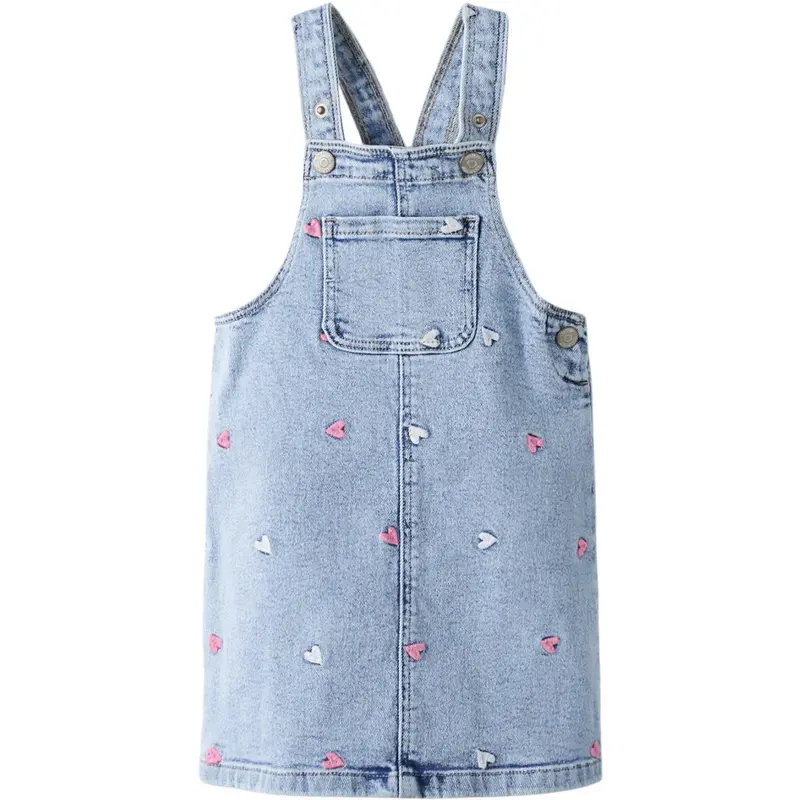 Name It Light Blue Bleached Denim Nmfelina Dnm Emb Spencer 2633-Fr T 1