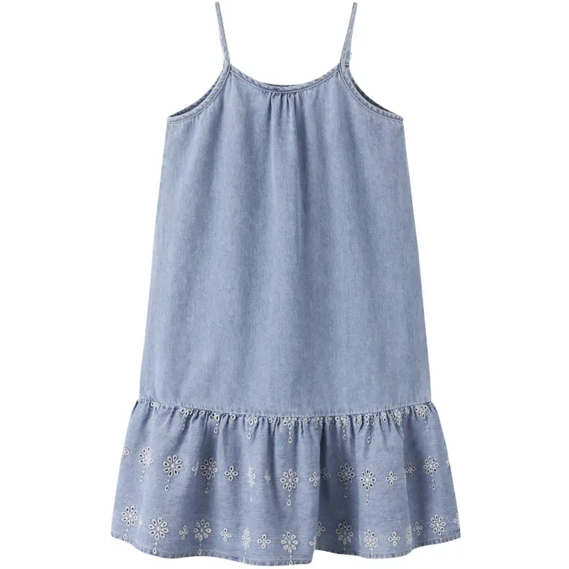 Name It Light Blue Denim Anglaise Nkfhaven Dnm Anglaise Dress 1026-Ov H 1