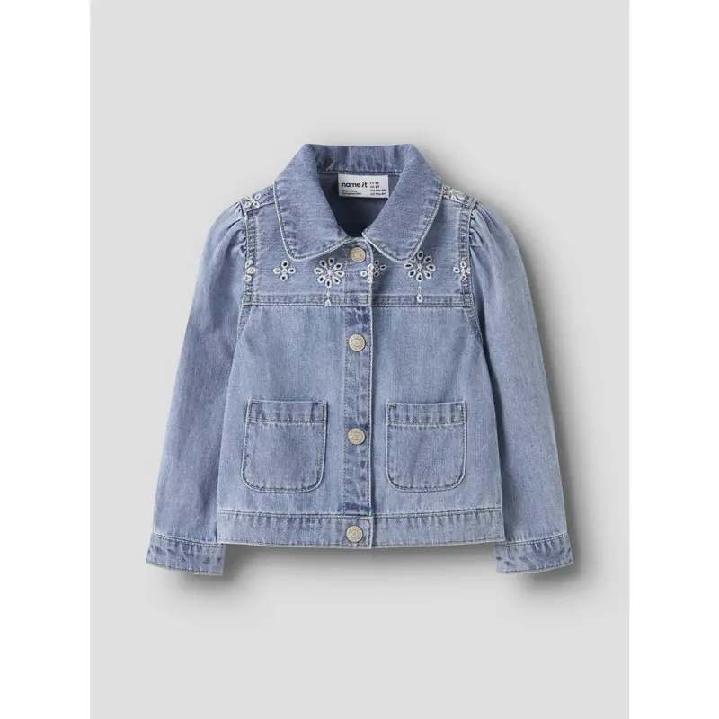 Name It Light Blue Denim Anglaise Nmfharper Dnm Anglaise Jacket 1026-Ov H 5