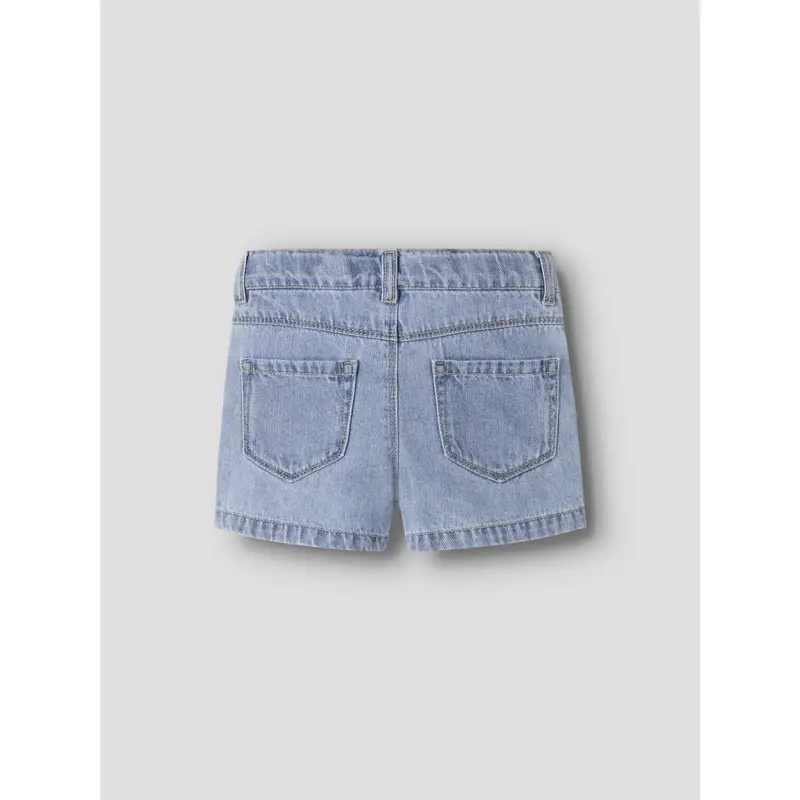 Name It Light Blue Denim Anglaise Nmfrose Mom Dnm Anglai Shorts 1026-Ov H 4