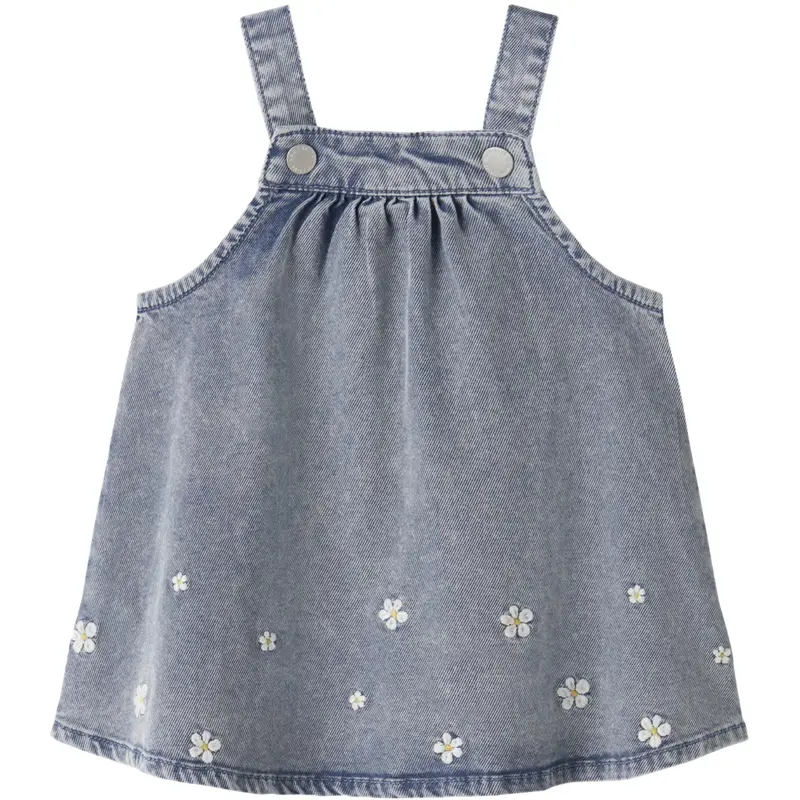Name It Light Blue Denim Emb Nbfflora Dnm Emb Dress 2017-Yb H 1