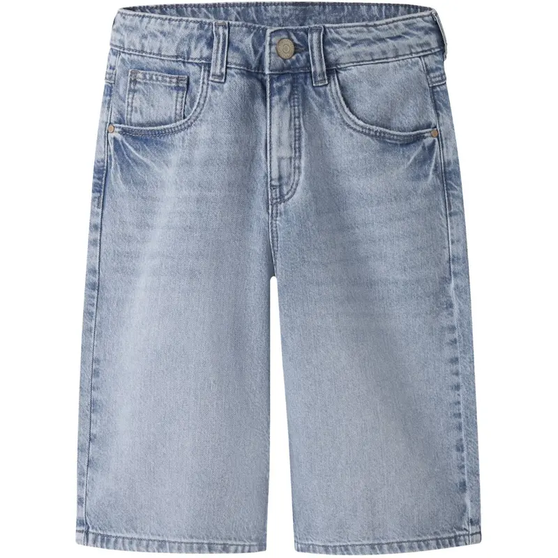 Name It Light Blue Denim Nkfbella Dnm Jorts 2227-Mj Lnoos 1