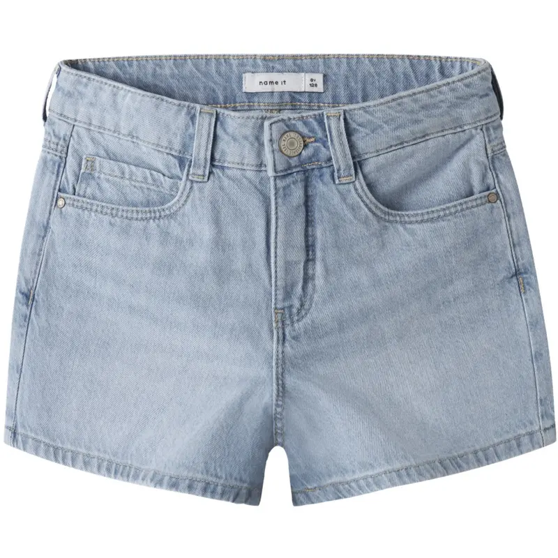 Name It Light Blue Denim Nkfrose Mom Dnm Shorts 1141-Mj Noos 1
