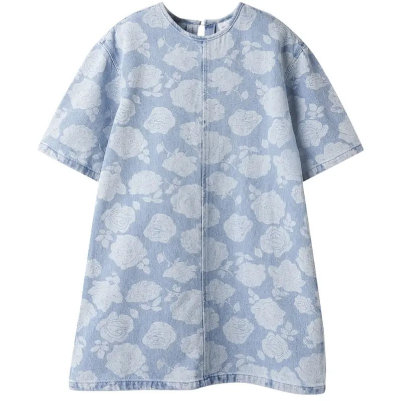 Name It Light Blue Denim Nkfsilla Dnm Ss Dress 2121-Za H 1
