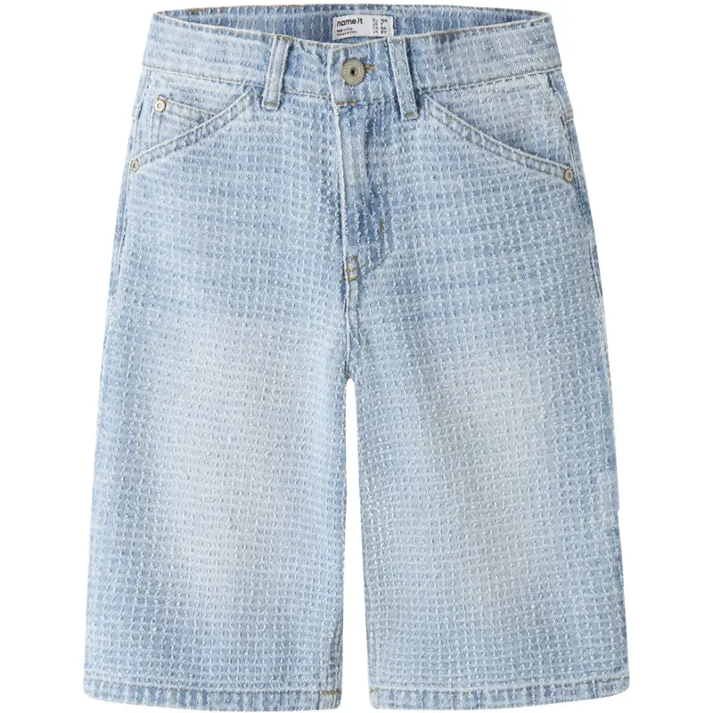 Name It Light Blue Denim Nkmben Skater Dnm Bermuda 3344-Ok H 1