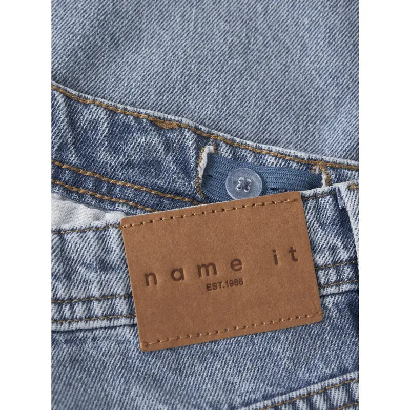 Name It Light Blue Denim Nkmben X-Skater Dnm Jorts 7850-Rm Lnoos 2
