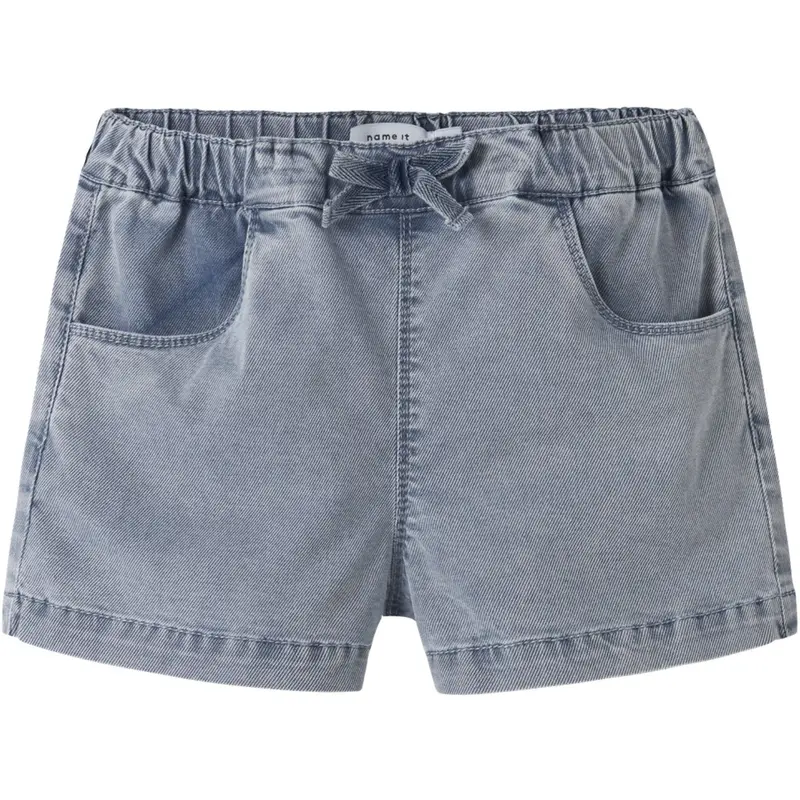 Name It Light Blue Denim Nmfbella Baggy Dnm Shorts 6006-Yb F 1