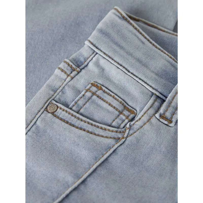 Name It Light Blue Denim Nmfpolly Skinny Bootcut Jeans 2055-Th D 4