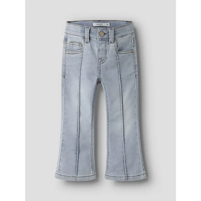 Name It Light Blue Denim Nmfpolly Skinny Bootcut Jeans 2055-Th D 5