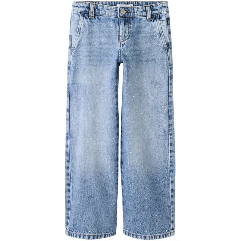 Name It Light Blue Denim Rhine Nkfrose Wide Rhine Jeans 1133-Ac D 1