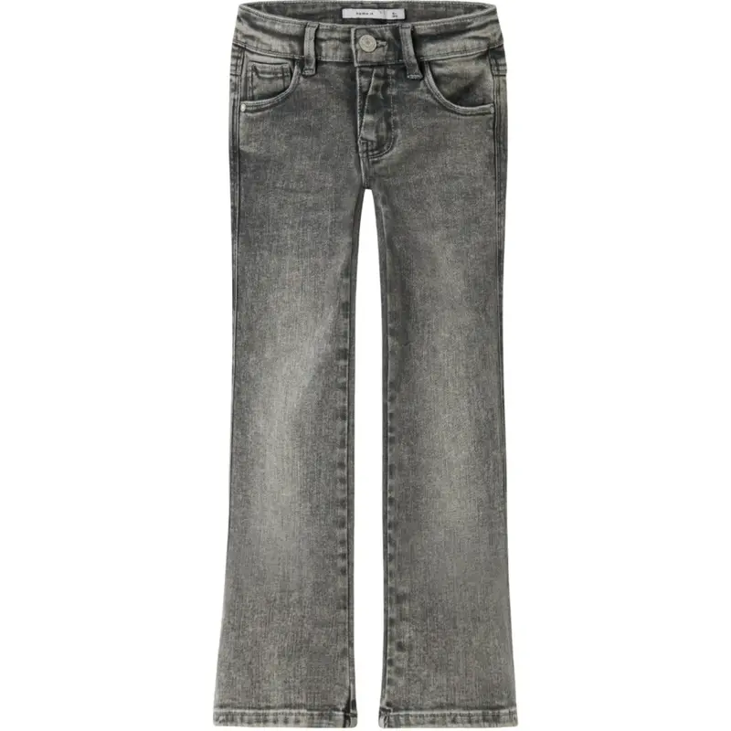 Name It Light Grey Denim Nkfpolly Skinny Boot Jeans 1142-Au Noos 1