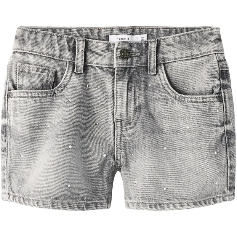 Name It Light Grey Denim Nkfrose Rhine Dnm Shorts 6042-Ac Noos 1
