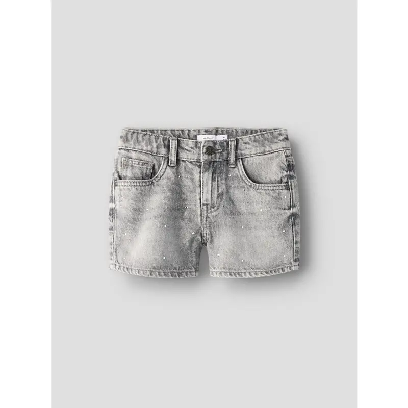 Name It Light Grey Denim Nkfrose Rhine Dnm Shorts 6042-Ac Noos 2