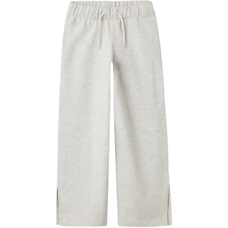 Name It Light Grey Melange Nkfkarrie Wide Sweat Pants Unb 1